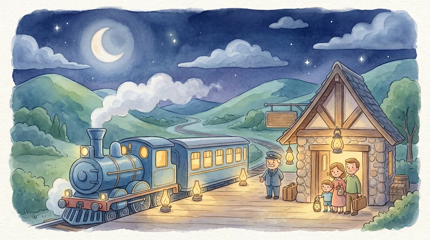 The Sleepy Train To Pillow Town